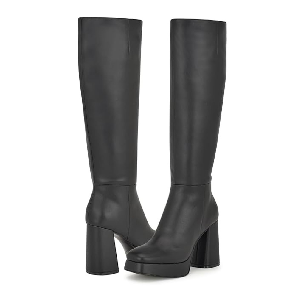 Nine West Black Heeled Boots